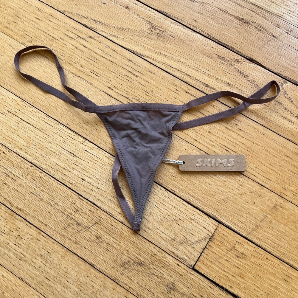 Taupe Skims micro thong